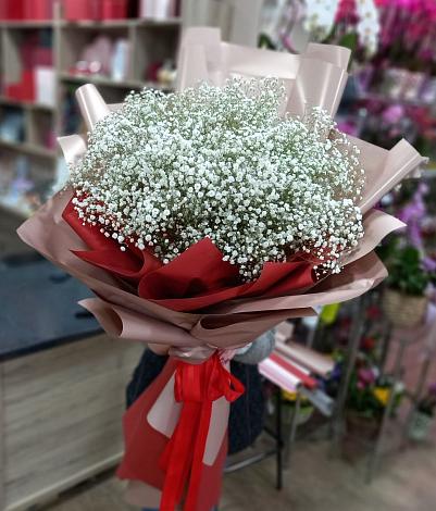 Букет цветов из: Гипсофила в Крыловской