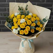 Букет цветов из:  Розы в Крыловской