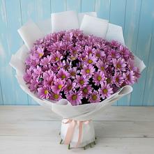 Букет сиреневая охапка #REPLACE_PRED# Крыловской Букет цветов из:  Хризантемы #REPLACE_PRED# Крыловской
