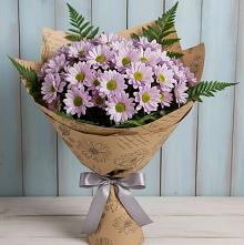 Букет соблазн в Крыловской Букет цветов из:  Хризантемы в Крыловской