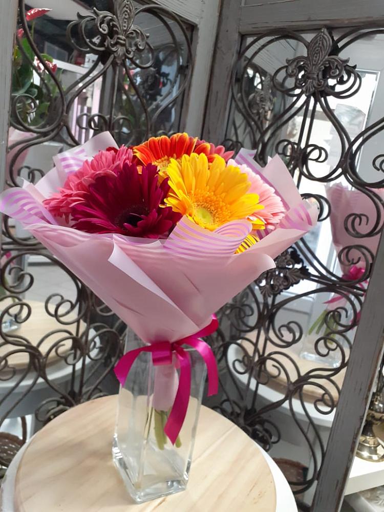 Букет цветов из: Герберы в Крыловской