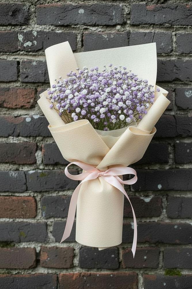 Букет цветов из: Гипсофила в Крыловской