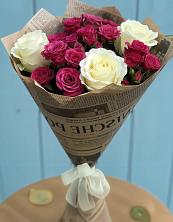 Букет Удивительный из роз в Крыловской Букет цветов из:  Розы в Крыловской