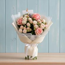 Букет цветов из:  Розы в Крыловской
