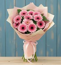 Букет цветов из:  Герберы #REPLACE_PRED# Крыловской